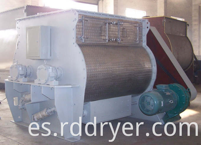 Horizontal Dry Powder Ribbon Mixer